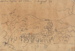 En la villa de Portici, 30 de agosto de John Robert Cozens